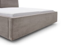 Polsterbett >Magnum mit BK< Liegefläche 160x200cm, taupe, Stellmaß: 192x95x229cm (BxHxT)