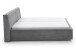 Polsterbett >Magnum mit BK< Liegefläche 160x200cm, grau, Stellmaß: 192x95x229cm (BxHxT)