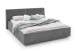 Polsterbett >Magnum mit BK< Liegefläche 160x200cm, grau, Stellmaß: 192x95x229cm (BxHxT)