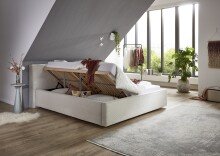 Polsterbett >Magnum mit BK< Liegefläche 160x200cm, beige, Stellmaß: 192x95x229cm (BxHxT)