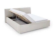 Polsterbett >Magnum mit BK< Liegefläche 160x200cm, beige, Stellmaß: 192x95x229cm (BxHxT)