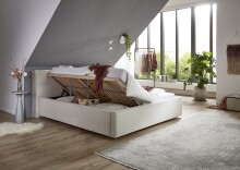 Polsterbett >Magnum mit BK< Liegefläche 180x200cm, beige, Stellmaß: 212x95x229cm (BxHxT)