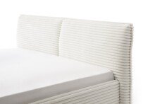 Polsterbett >Matera< Liegefläche 160x200cm, hellbeige, Stellmaß: 187x107x221cm (BxHxT)