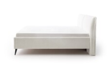 Polsterbett >Matera< Liegefläche 180x200cm, hellbeige, Stellmaß: 207x107x221cm (BxHxT)