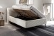 Polsterbett >Matera mit BK< Liegefläche 140x200cm, hellbeige, Stellmaß: 167x107x221cm (BxHxT)
