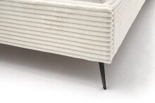 Polsterbett >Matera mit BK< Liegefläche 160x200cm, hellbeige, Stellmaß: 187x107x221cm (BxHxT)