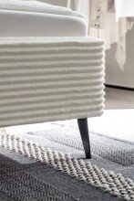 Polsterbett >Matera mit BK< Liegefläche 180x200cm, hellbeige, Stellmaß: 207x107x221cm (BxHxT)