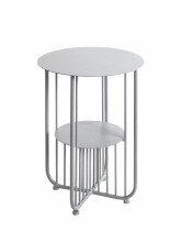 Beistelltisch >54185< in grau (Coolgrey), Metall -...