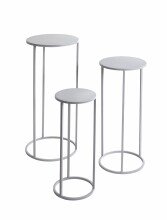 Blumentisch >54186< (3-teilig) in grau (Coolgrey),...