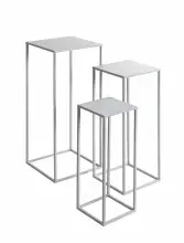 Blumentisch >54187< (3-teilig) in grau (Coolgrey),...