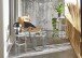 Blumentisch >54187< (3-teilig) in grau (Coolgrey), Metall - 18x50x18cm (BxHxT)