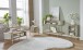 Konsole >59138< in Eiche Dekor / Kaschmirgrau - 110x76x39cm (BxHxT)