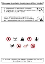 Sitzbank >59559< in grau, schwarz, Metall, Textilgewebe - 59x46x39cm (BxHxT)