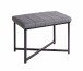 Sitzbank >59559< in grau, schwarz, Metall, Textilgewebe - 59x46x39cm (BxHxT)