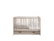 Babybett >TEFFY< in Kaschmir, Nadelholz massiv - 74x84x145cm (BxHxT)