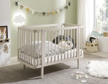 Babybett >PEPPINI< in Kaschmir, Nadelholz massiv - 74x84x145cm (BxHxT)