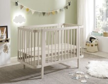 Babybett >PEPPINI< in Kaschmir, Nadelholz massiv - 74x84x145cm (BxHxT)