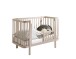 Babybett >PEPPINI< in Kaschmir, Nadelholz massiv - 74x84x145cm (BxHxT)