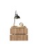 Nachtkommode >TABONI< Wandmontage, 2 Schubladen, Artisan Eiche Dekor - 42x28x30cm (BxHxT)