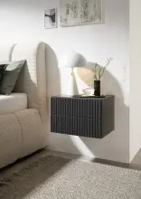 Nachtkommode >TABONI< 2 Schubladen, Wandmontage,...