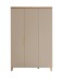 Drehtürenschrank >HILDA< in Kaschmir / Mauvella Oak Dekor - 135x210x56,8 (BxHxT)