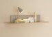 Wandboard >HILDA< in Kaschmir / Mauvella Oak Dekor - 120x20x19cm (BxHxT)