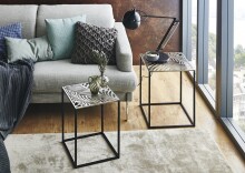 Satztisch >20557< (2-teilig) in bronze, schwarz,...