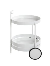 Servierwagen >37382< in weiß, Metall - 62x42cm (HxD)