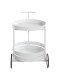 Servierwagen >37382< in weiß, Metall - 62x42cm (HxD)