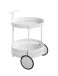 Servierwagen >37382< in weiß, Metall - 62x42cm (HxD)