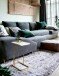 Beistelltisch >52234< in goldfarben, marmoroptik, Metall, MDF - 45x67x30cm (BxHxT)