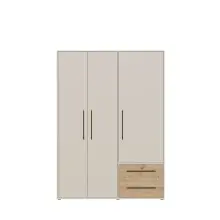 Drehtürenschrank >MOKKARIS< 2 Schübe,...