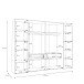 Dreh-/Schwebetürenschrank >NARAGO< 2 Innenschübe, sandfarbig - 270,3x210,5x61,2cm (BxHxT)