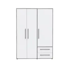 Drehtürenschrank >MOKKARIS< in Betonoptik /...
