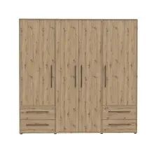 Drehtürenschrank >MOKKARIS< in Artisan Eiche...