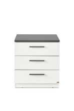 Nachtkommode >Denver< 3 Schübe,...