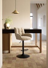 Barhocker >Marilla< (2er-Set) in leinen-beige - 52x113,5x53 (BxHxT)