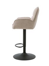 Barhocker >Marilla< (2er-Set) in leinen-beige - 52x113,5x53 (BxHxT)