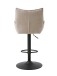 Barhocker >Marilla< (2er-Set) in leinen-beige - 52x113,5x53 (BxHxT)