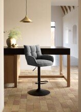 Barhocker >Marilla< (2er-Set) in graphite -...