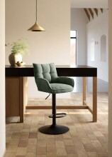 Barhocker >Marilla< (2er-Set) in waldgrün - 52x113,5x53 (BxHxT)