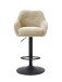 Barhocker >Avola< (2er-Set) in leinen-beige - 52x113,5x53 (BxHxT)