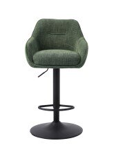 Barhocker >Avola< (2er-Set) in waldgrün - 52x113,5x53 (BxHxT)