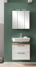 Badezimmer-Set >Lyon< (2-tlg.) in weiß -...