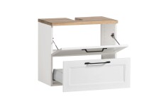 Badezimmer-Set >Lyon< (2-tlg.) in weiß - 60x195x35cm (BxHxT)