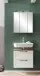 Badezimmer-Set >Lyon< (2-tlg.) in weiß - 60x195x35cm (BxHxT)