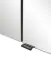 Badezimmer-Set >Lyon< (2-tlg.) in matt-grau, Graphitgrau - 60x195x35cm (BxHxT)