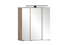 Badezimmer-Set >Lyon< (2-tlg.) in Kaschmir, Wotaneiche-Dekor - 60x195x35 (BxHxT)