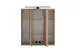 Badezimmer-Set >Lyon< (2-tlg.) in Kaschmir, Wotaneiche-Dekor - 60x195x35 (BxHxT)
