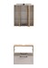 Badezimmer-Set >Lyon< (2-tlg.) in Kaschmir, Wotaneiche-Dekor - 60x195x35 (BxHxT)